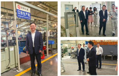 商会副秘书长朱仲升走访青岛征和工业与青岛德盛 共促技术交流合作